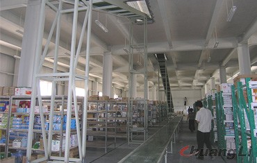 醫(yī)藥公司倉(cāng)庫(kù)皮帶輸送機(jī)